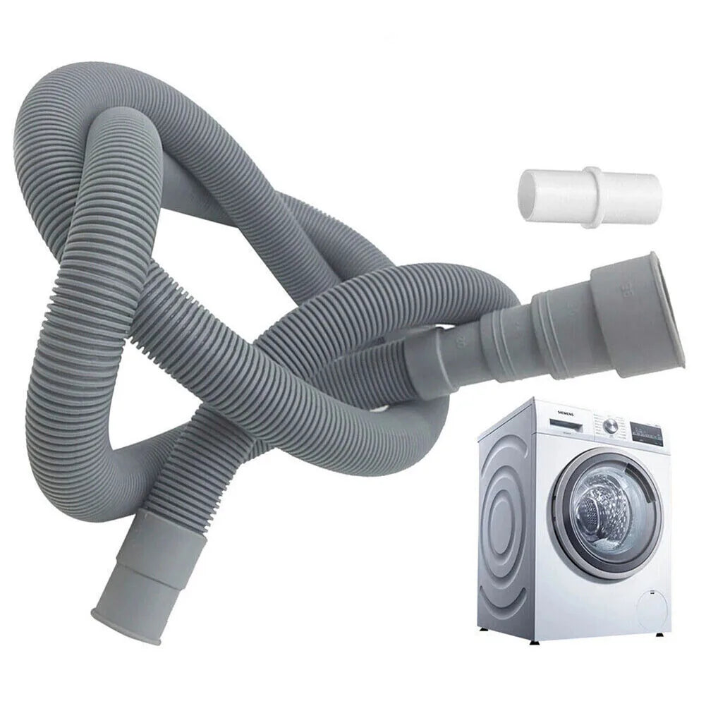 70/150/200cm Drain Pipe Washing Machine Dishwasher Drain Waste Hose Extension Pipe With Hose Clamps Set Wash Machine Accesories