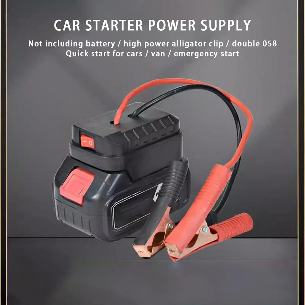 Portable Car Battery Jump Starter Lithium Battery Booster Pack Power Bank with Quick Charging for Vehicle Emergency Jump Start