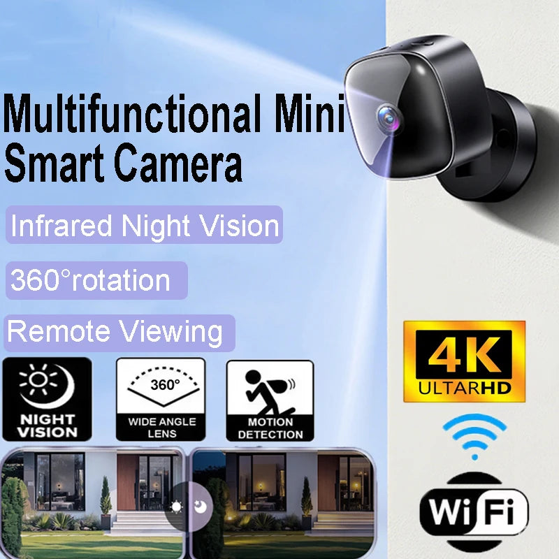 Security Camera 4K Wireless WiFi Monitoring Security Protection Remote High-definition Night Vision Infrared Surveillance