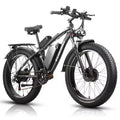 Fashionable electric bike, 2000W*2 dual motors 52V 32AH long battery life hydraulic brake stable and durable electric bicycle
