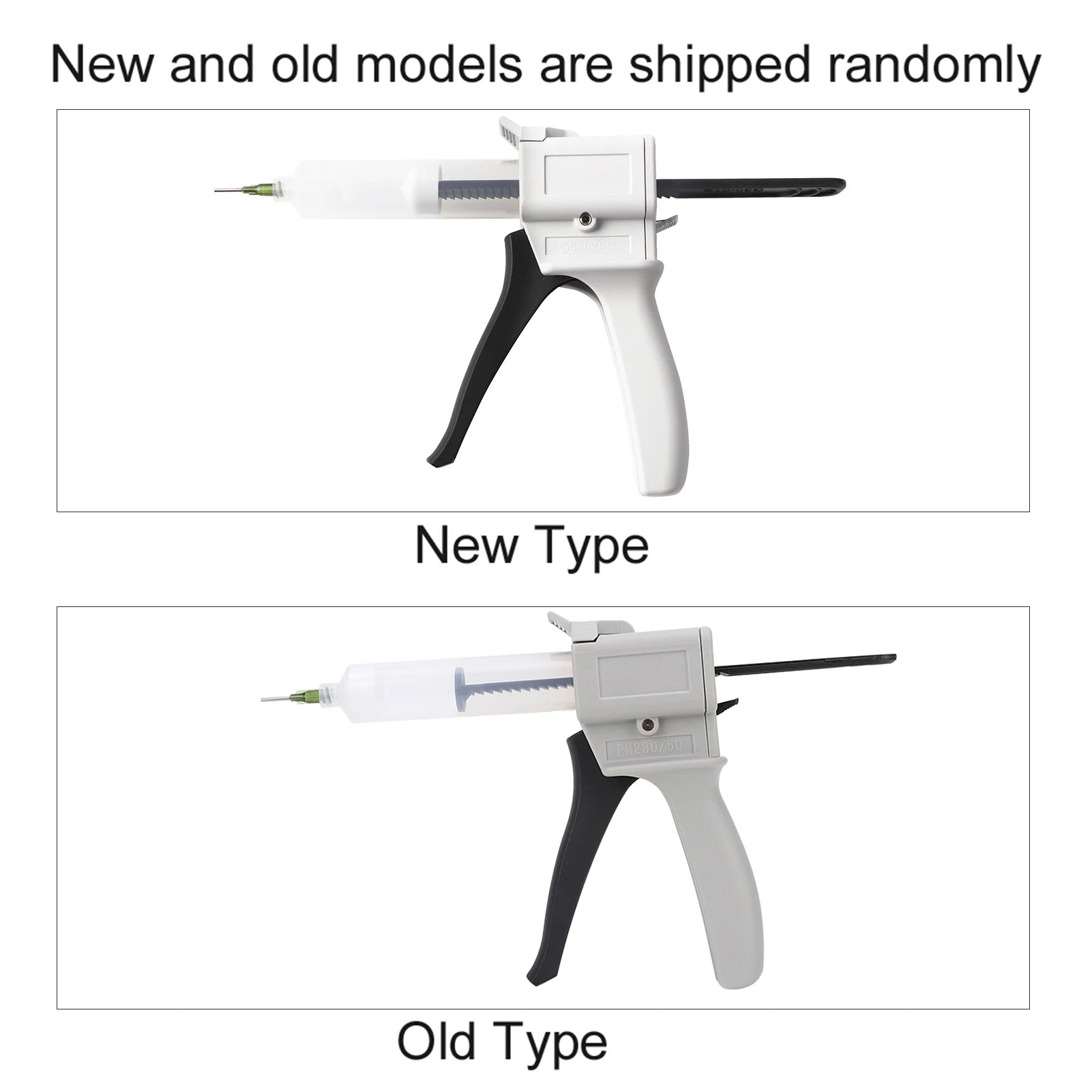 Glue Gun, 30ml Dispenser Glue Gun Plastic Manual Single Tube Handle Tool for Pressing Squeezing