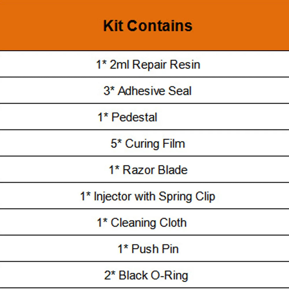 Windshield Repair Kit Cracked Glass Repair Fluid Quick Fix DIY Tool Auto Glass Windshield Window Crack Scratch Repair Kit