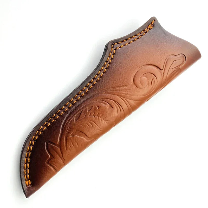 Hunting  Sheath Fixed Blade Knife Sheath Leather Sheaths Knife Holster Leather Knife Sheath Brown