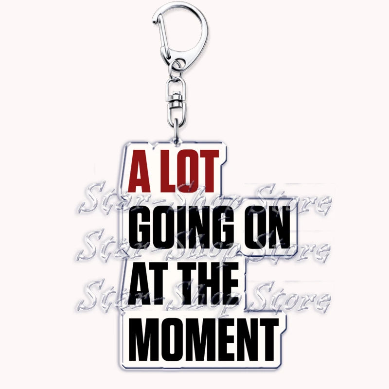 Popular Singer Keychains for Accessories Bag Folklore Eras Tour Evermore Reputation 1989 TTPD Keyring Jewelry Fans Lover Gifts