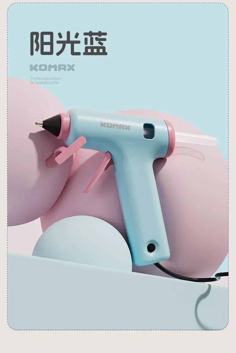 220V Powerful High Viscosity Glue Gun with 7mm Glue Sticks for Home Use And Kids DIY Handicrafts Affordable Craft Glue Gun