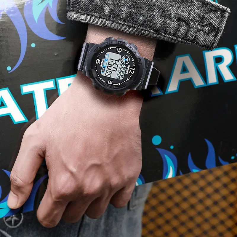 Military Digital Watch for Men Outdoor Men's Sports Watches Clock Waterproof Luminous Chronograph Student Electronic Wristwatch