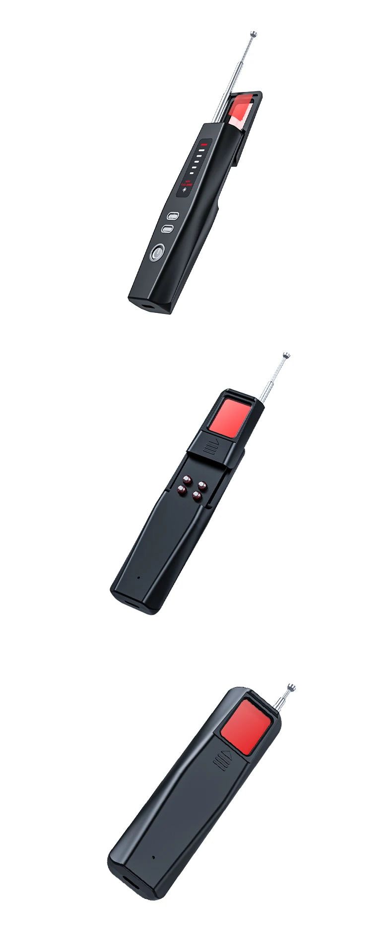 T011 Hidden Devices Detector Hotel Anti Candid Camera Detector Hunter GPS Bug Mini Camera RF Signal Scanner Camera Finder