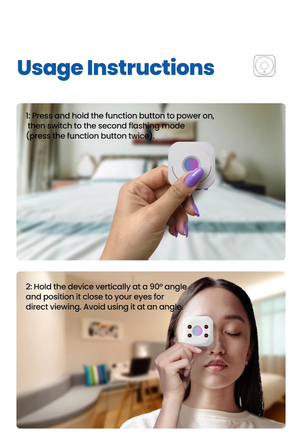 Anti-spy Camera Detector Portable Hidden Lens Camera Detect Finder For Hotel Anti-Peeping Security Protection Candid Detector