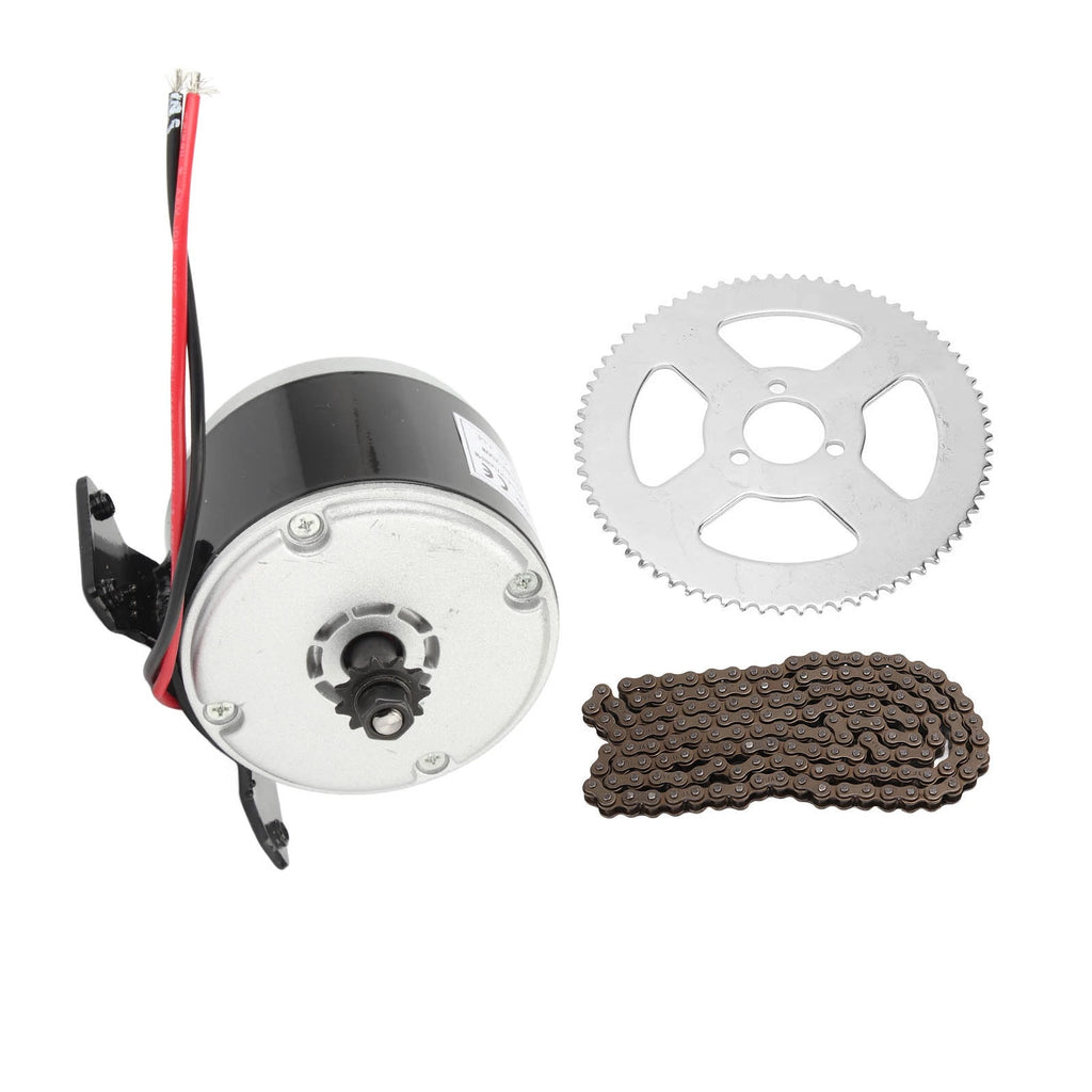12V 250W Electric Bicycle Motor Kit 2750RPM High Speed Electric Gear Motor with Controller for Motorcycle
