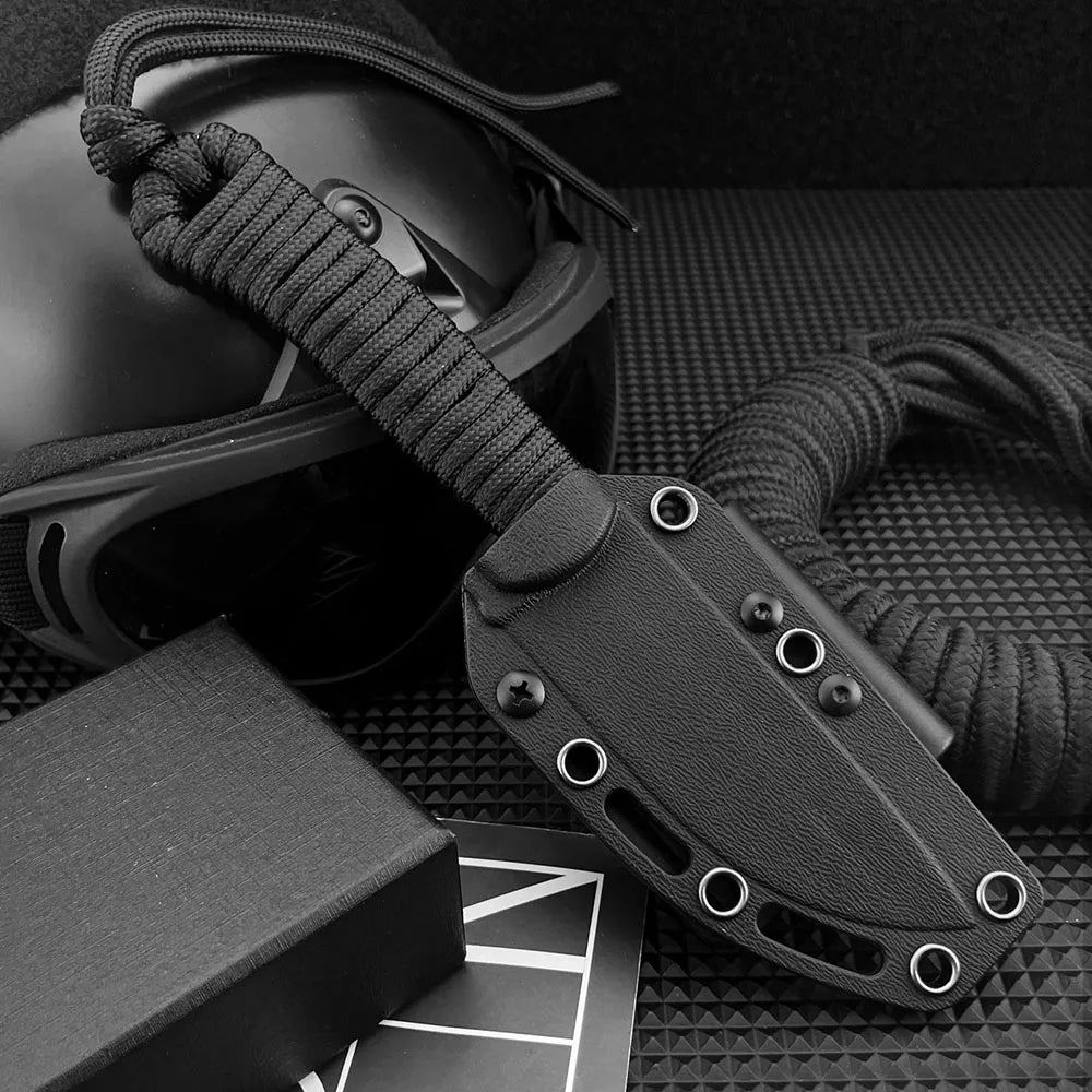 Jungle Adventure EDC Hunting Knives High Hardness 440C Steel Blade Knife Tactical Self-defense Multifunctional Outdoor Tool