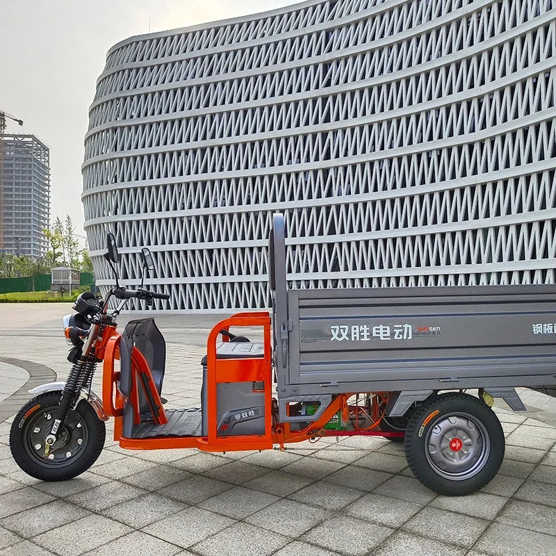 Electric tricycle with 60V and 1000W for freight transportation For adults electric  load pull goods
