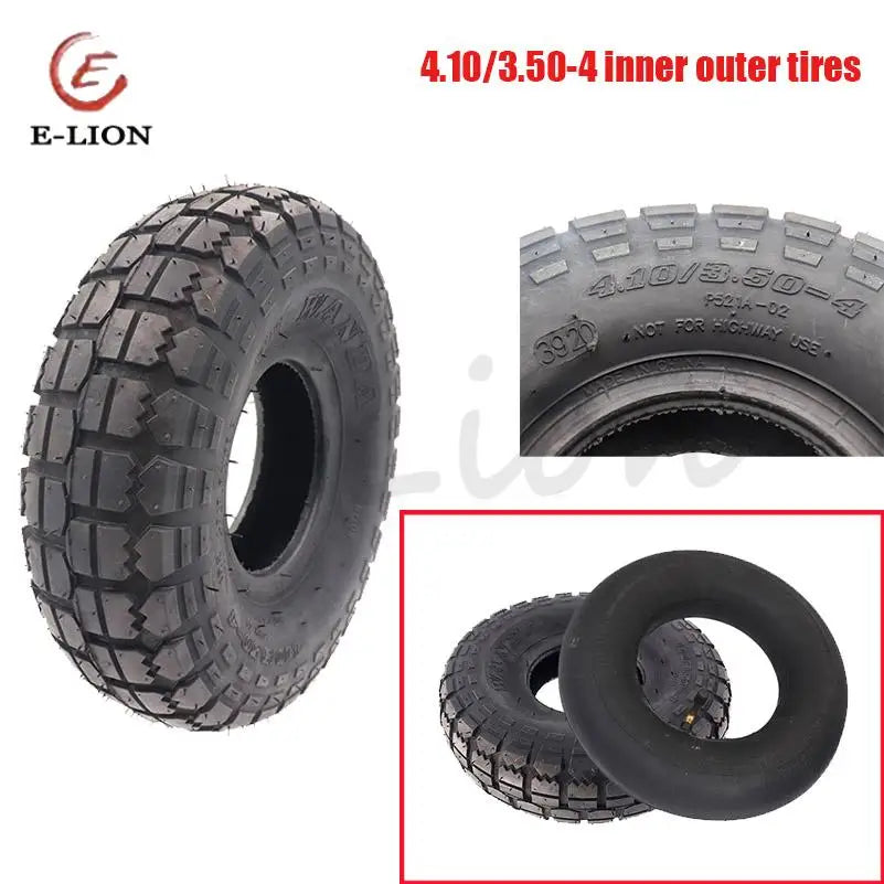 4.10/3.50-4 Tires 4.10-4 3.50-4 Tyre And Inner Tube for Electric Tricycle, Trolley,Electric Scooter,warehouse Car Tire Parts