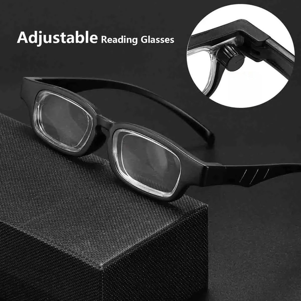 New Rotatable Adjustable Focal Length Glasses+50-+350 Degree Reading Glasses Comfortable Convenient and High-end Glasses