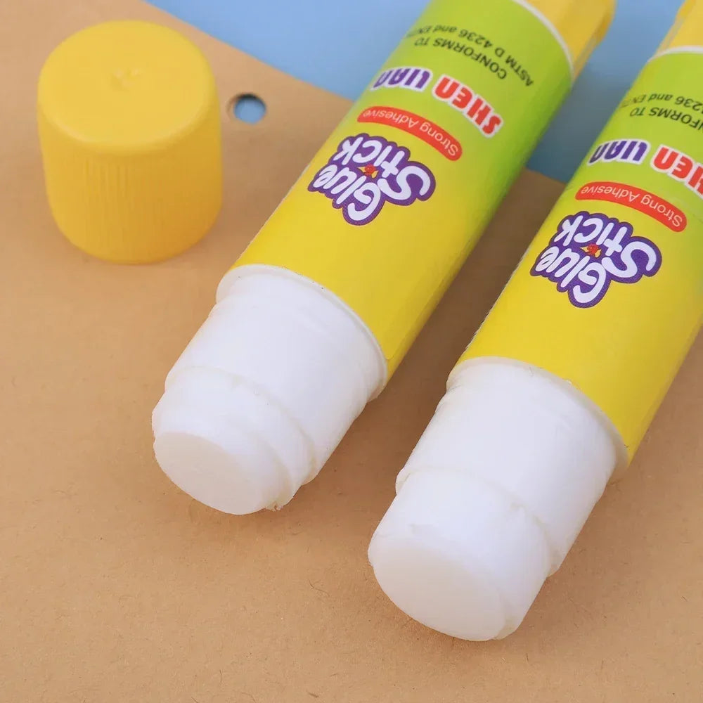 9g High Viscosity Solid Glue Sticks High Efficiency Adhesion Clear Solid Glue Guns for Home School DIY Art Paper Stationery