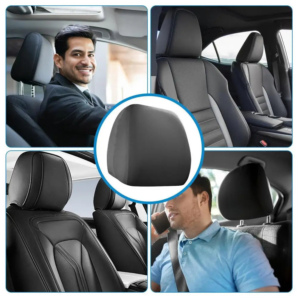Car Seat Headrest Cover Dust Cover For Rear And Front Seat Head Rest Vehicle Interior Seat Supplies For Minivans Trucks SUVs