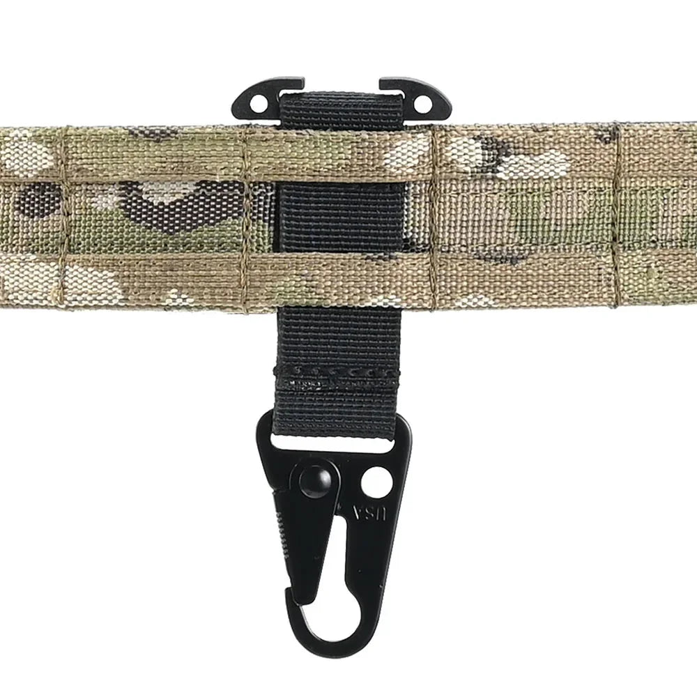 Tactical Gear Molle Clash Hook,Molle Belt Clip With Tee Mount Battle Belt Accessories For Gloves Keychains Hunting Vest Gear