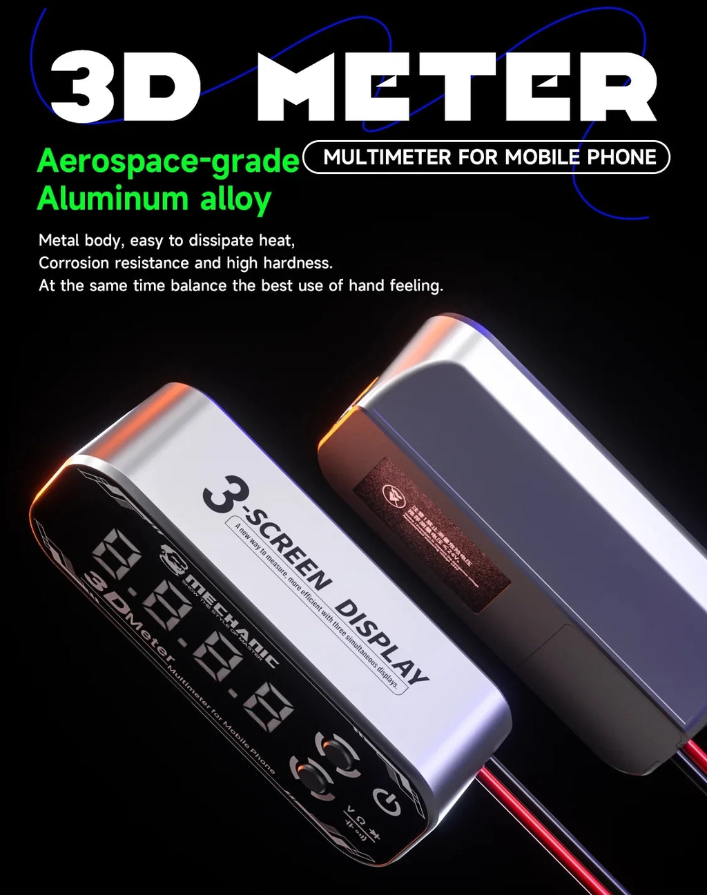 MECHANIC (Sherlock) 3D Meter Multimeter For Mobile Phone Repair High Precision PN Junction / ON-OFF Voltage Capacitance Test