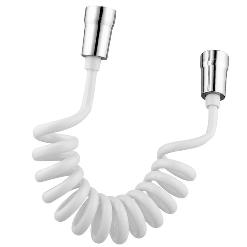 Handheld Water Toilet Bidet Sprayer Flexible Spring Shower head Hose tube Telephone Line soft Hoses bathroom Accessories