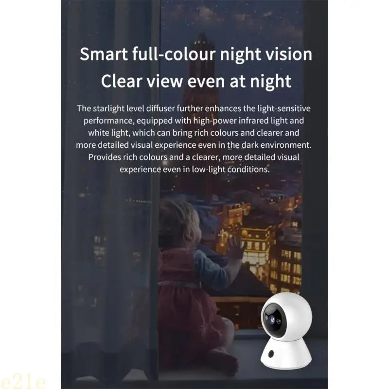 Security Camera Outdoor Indoor Motion/Person Detection,Colorful Night Visions 2-Way Talk,Motion Detection Auto Trackings