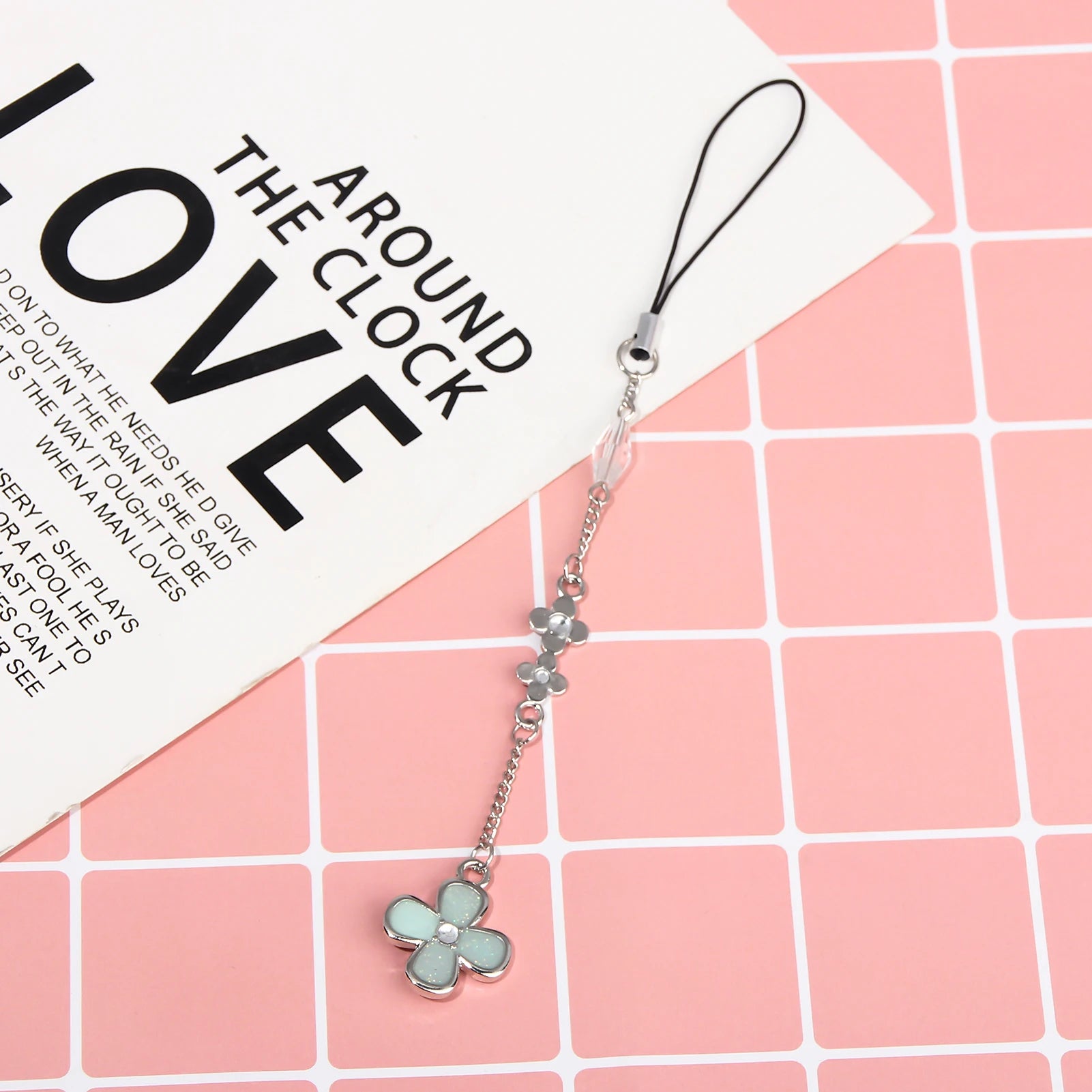 Comics Anime Kimi Ni Todoke From Me To You Keychain Kuronuma Sawako Kazehaya Shouta Cosplay Flower Pendant Phone Chain Charms