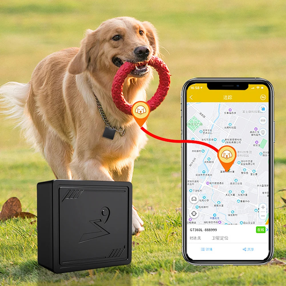 4G GPS Tracker with App Anti-Lost Recording Tracking Device Portable GPS Positioner for Vehicles