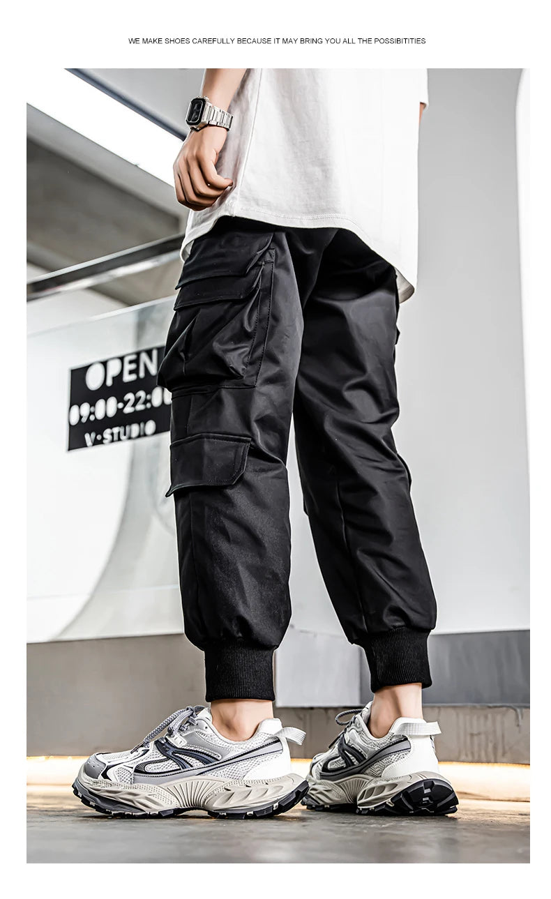 Sports and leisure shoes, men's shoes, marathon oversized air cushioned shoes, fly woven all season rubber, wear-resistant, anti
