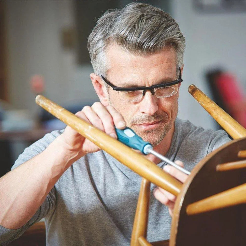 -6D To +3D Adjustable Degree Reading Glasses Variable Focus Distance Myopia Presbyopia Eyeglasses Auto Adjusting Reading Glasses