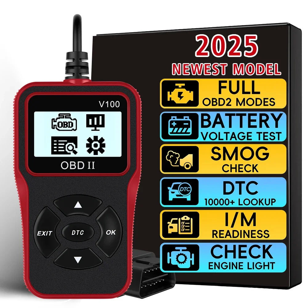 Car Scanner For 12V OBD2 Vehicles Car Accessories Parts Repair Tools Scanner Mechanical Workshop Tools Code Reader Read