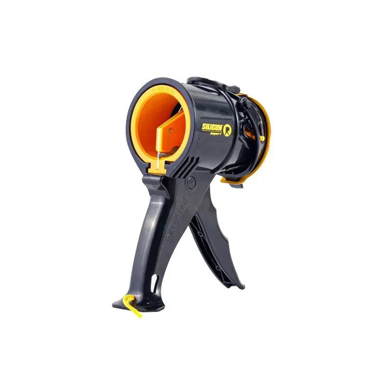 German Siligun compact glass glue gun - a short, self-sealing, high-thrust, drip-proof caulking tool