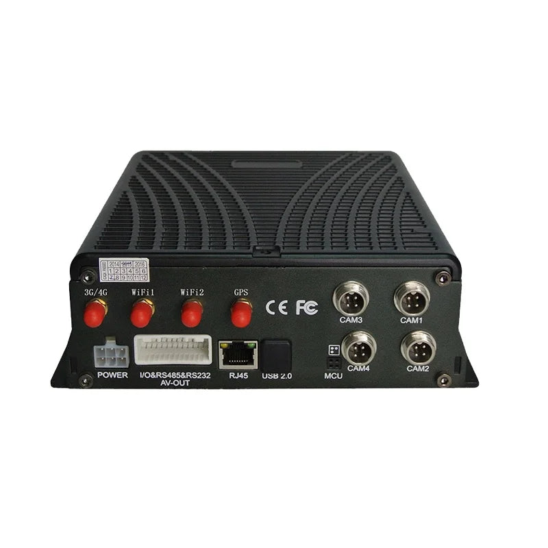 Trailer Bus Vehicle Security Monitor Camera System Mobile Dvr With Gps Wifi 4G