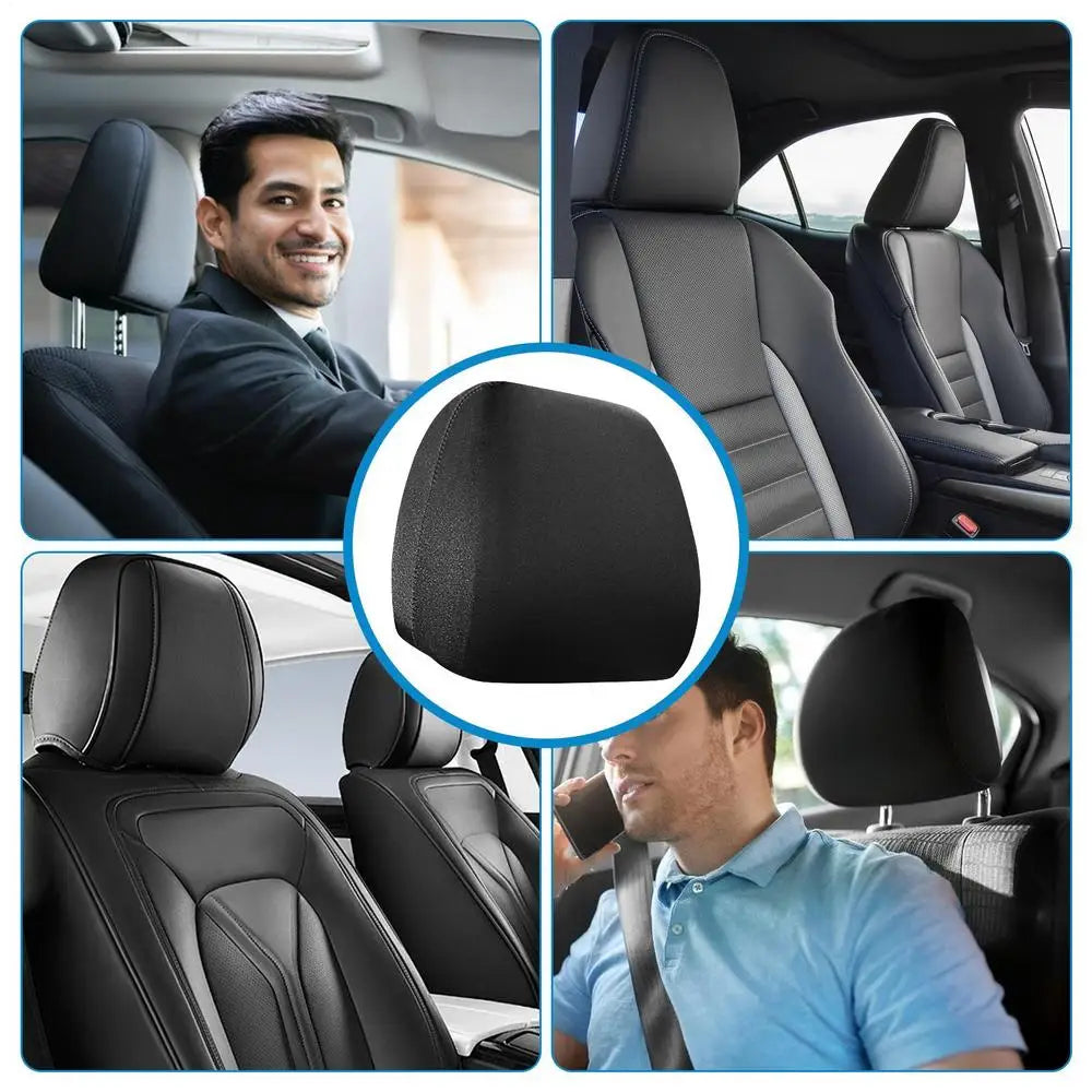 Car Seat Headrest Cover Dust Cover For Rear And Front Seat Head Rest Vehicle Interior Seat Supplies For Minivans Trucks SUVs