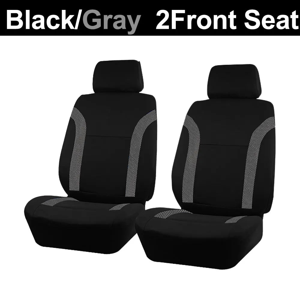 AUTO PLUS Universal 2 Front Seat Covers Fit For Most Car SUV Truck Car Accessories Interior Front Seat Covers For Car
