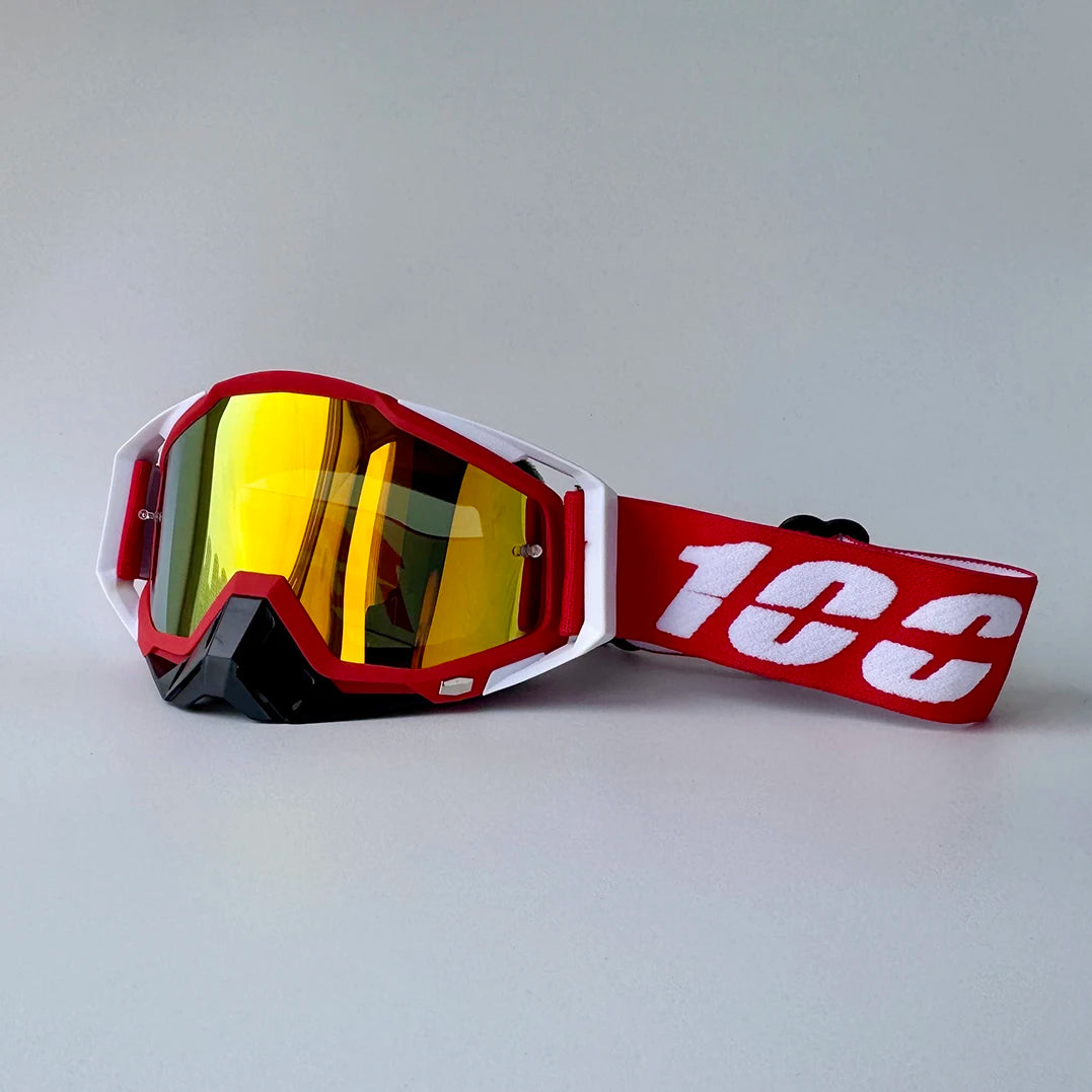 100 Motocross Goggles HD Lens Motorcycle Anti-fog Eyeglasses Sports Windproof Protect Riding  Men Women Moto MX MTB Sunglasses