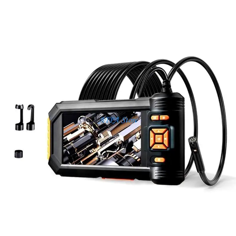 U13C Industrial Endoscope Camera Double Lens Car Inspection Borescope Waterproof LEDs