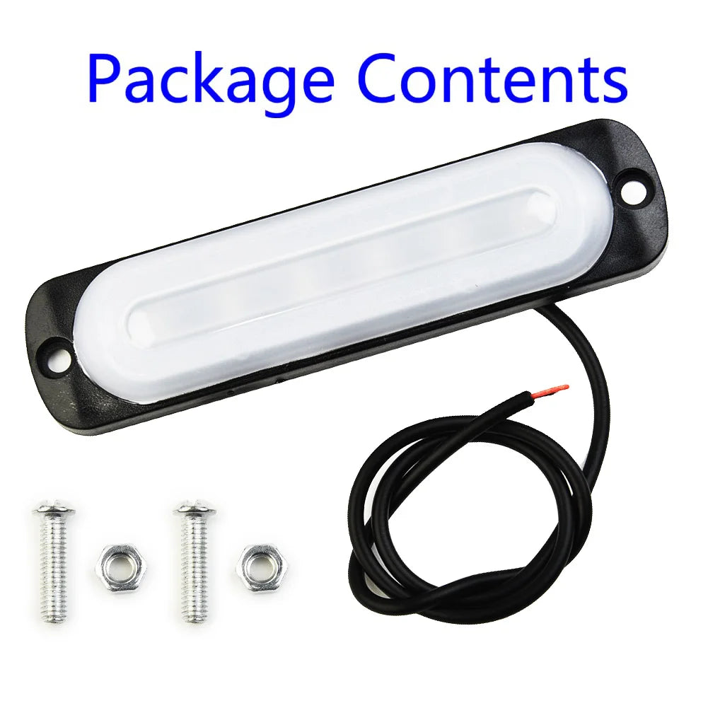 Useful Accessories New Car Light 12V 6 LED Truck 15000K W/ Protective Pad White Anti-collision Fog Lamp Off-Road