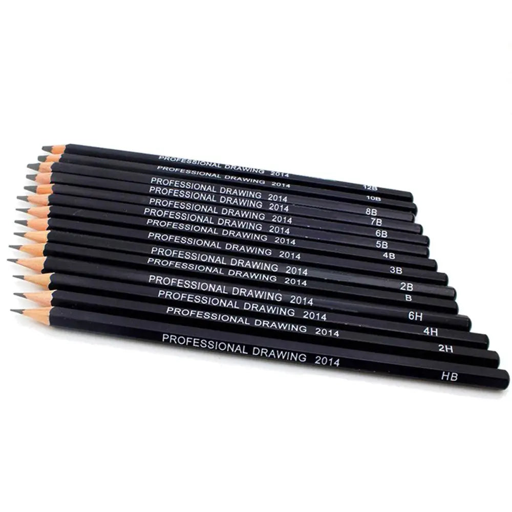 4B 5B 6B 10B 12B 1B Stationery Supplies Students Drawing Pencil Set HB 2B 6H 4H 2H 3B Professional Sketch Painting Pencils