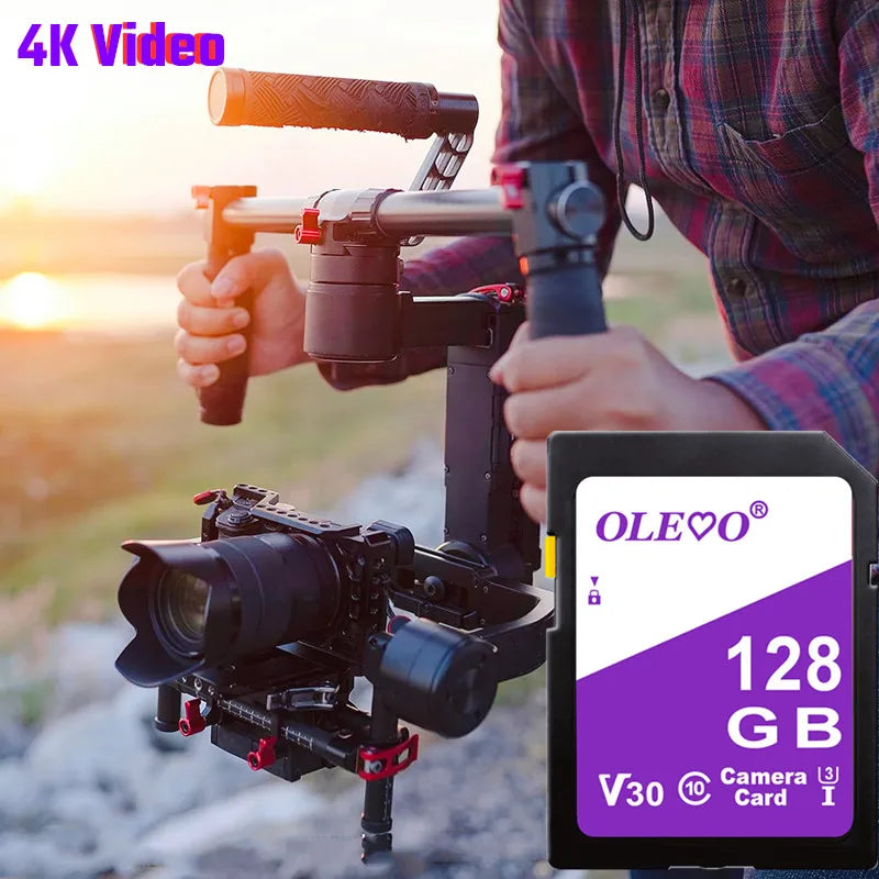 SD Memory Card SD Card 32GB 64GB 256GB 512GB Class10 UHS-1 Flash Ultra 128GB For Camera SRL DVD