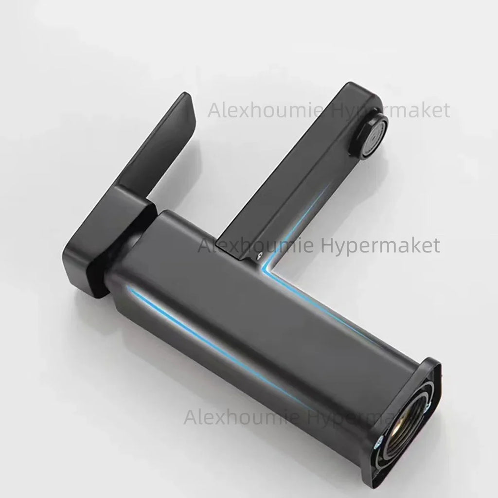Bathroom Water Tap Washroom Faucet Deck Mounted Single Hole Single Handel Hot and Cold Water Mixer