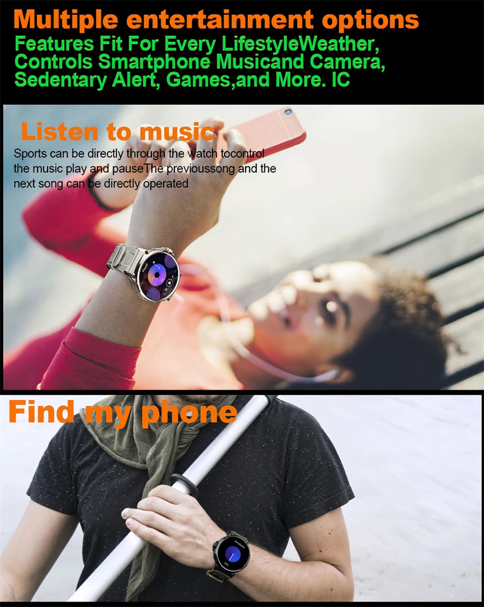 2026 New GPS Track Smart Watch Men 1.85-Inch HD AMOLED Screen 710 Mah Battery Sport Bluetooth Call Smartwatch For Android IOS