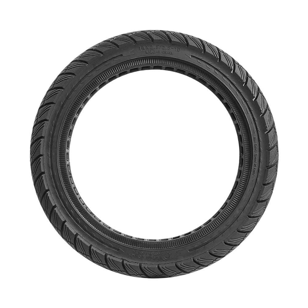 14X2.50 Electric Bike 2.50-10 Solid Tire Wear-resistant Explosion-proof Tyre 14inch Without Inner Tube Tire for Electric Vehicle