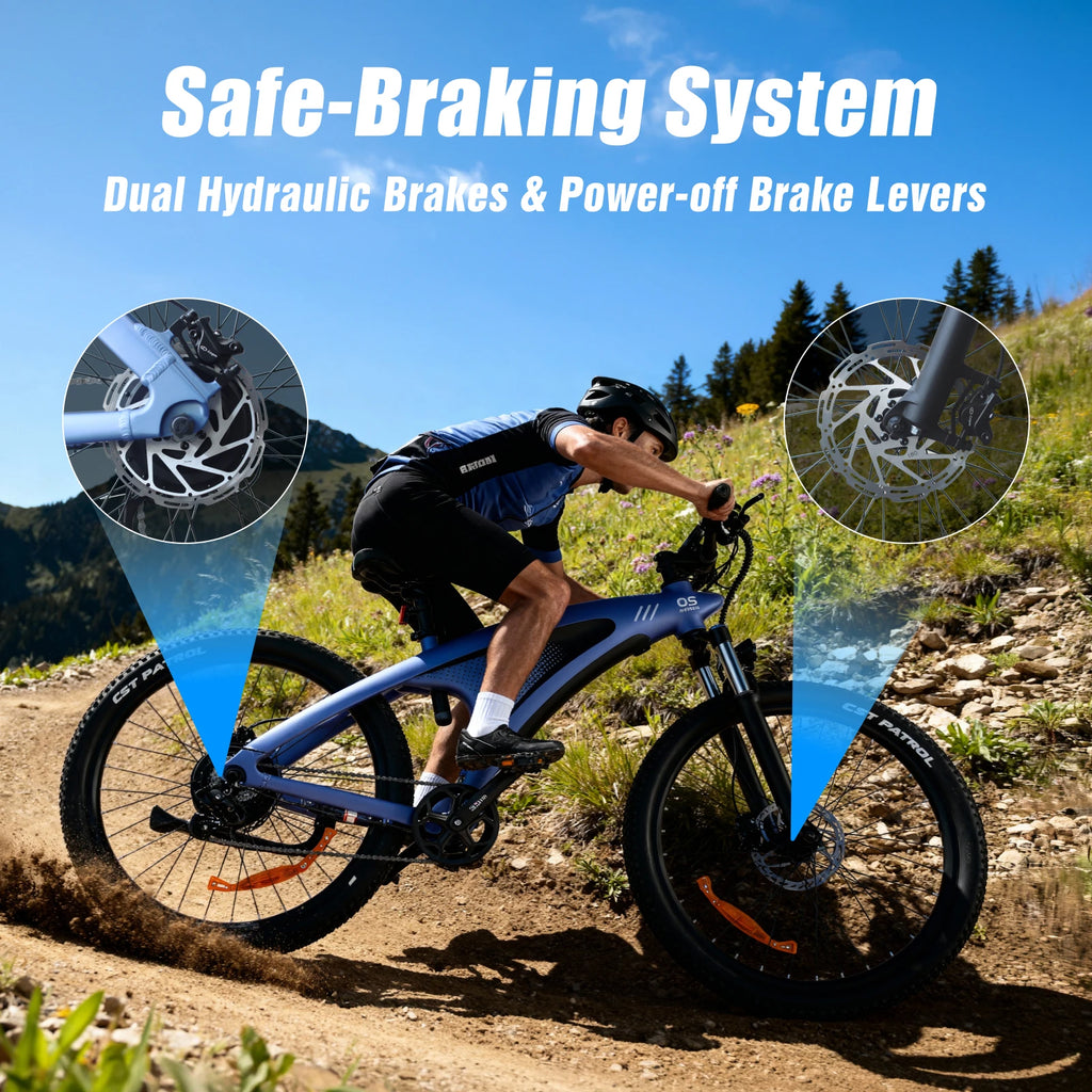 HUANCI Q5 electric bike 2000W electric dirt bike 27.5 Inch Electric Bicycle 48V20AH bike electric Mountain e bike adults ebikes