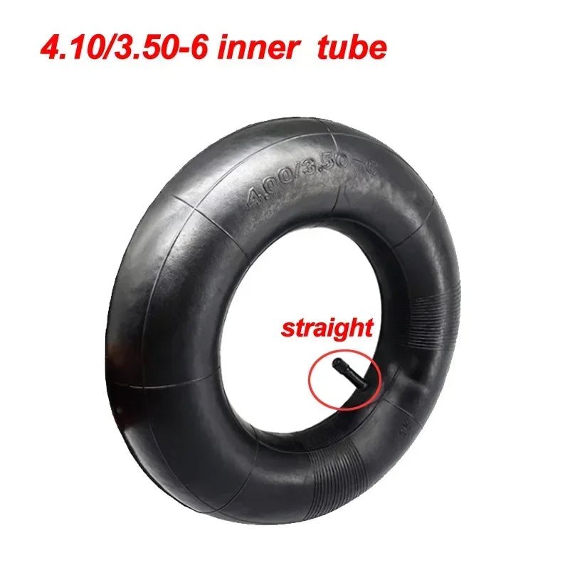 4.00-6 Tire 4.00-6 Straight/Bent Valve Inner Tube Outer Tyre for Trolley Go Kart Electric Vehicle Electric Scooter Tire