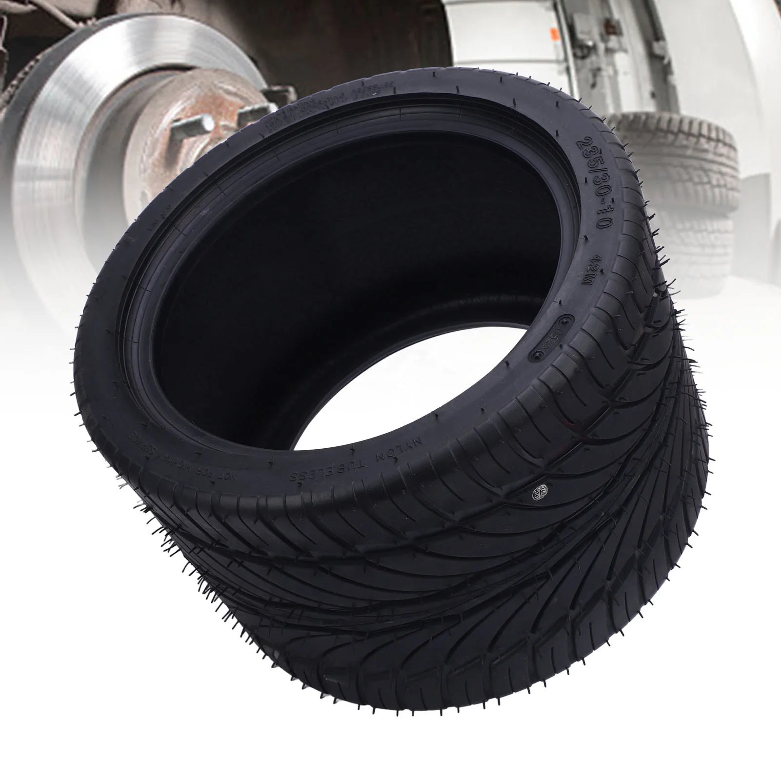 10 Inch 235/30-10 Tire Multifunctional Excellent Traction Rubber for ATV UTV Go Kart  Cart Lawn Mower All Terrain Tire