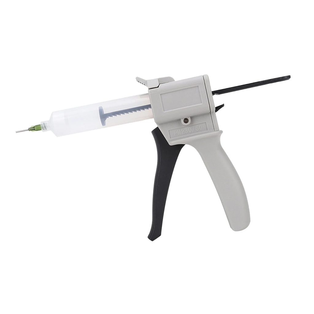 Glue Gun, 30ml Dispenser Glue Gun Plastic Manual Single Tube Handle Tool for Pressing Squeezing