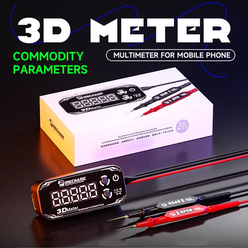 MECHANIC (Sherlock) 3D Meter Multimeter For Mobile Phone Repair High Precision PN Junction / ON-OFF Voltage Capacitance Test