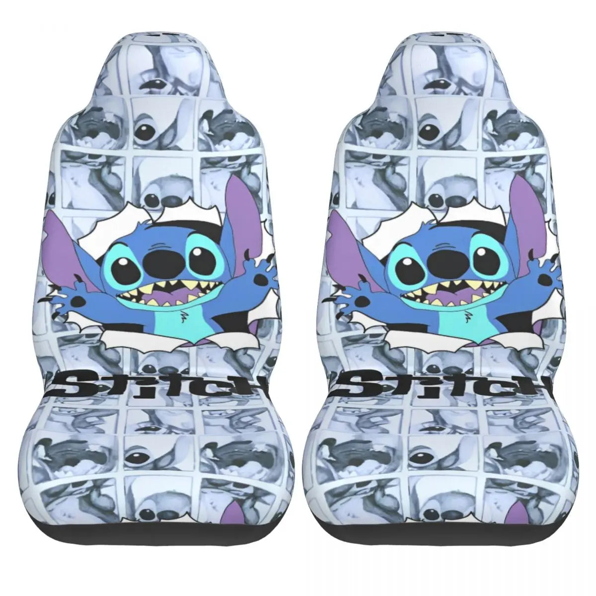 Stitches Car Accessory Seat Covers for Front Seats Interior Auto Truck Van SUV Cars High Quality Cover Set of 2