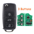 1K0959753G Car Remote Key Fob for VW VOLKSWAGEN Golf Jetta Caddy EOS SIROCCO Tiguan Touran Skoda ID48 chip 433Mhz Flip Key Box