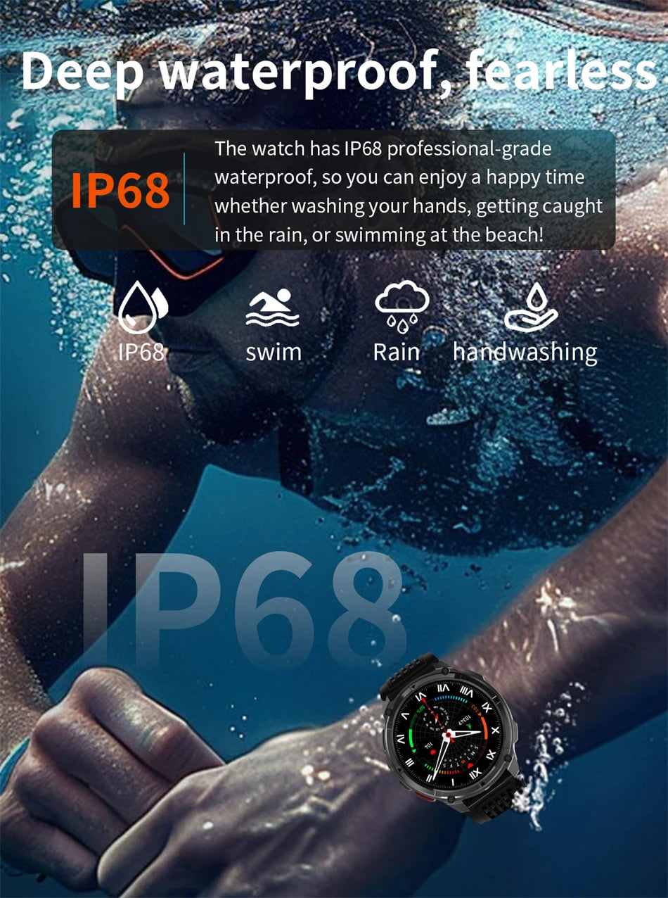 New T-Rex3 Ultra 1100mAh Battery Smart Watch GPS Track Compass IP69K Waterproof Sports tracker Outdoors Military Smartwatches