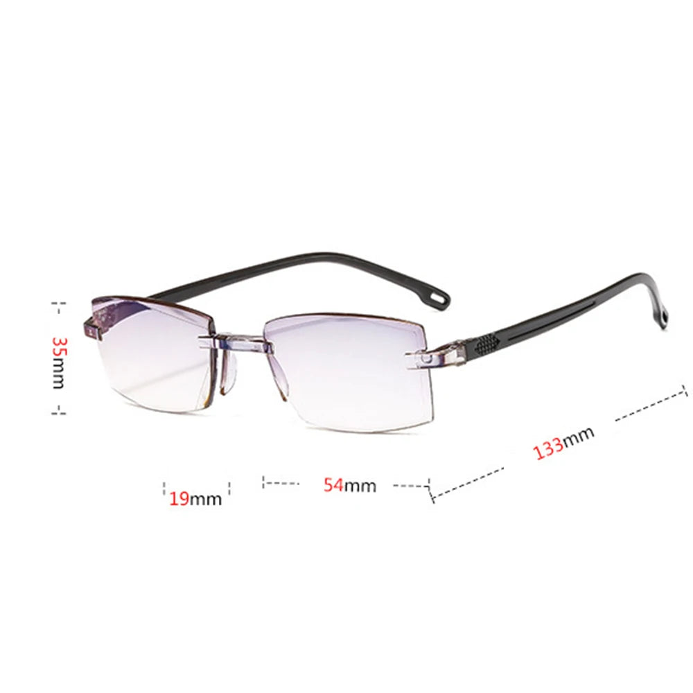 Men's Reading Glasses Smart Glasses With Automatic Adjustment Lens Dimming Glasse Women Anti-blue Light +1.0-+4.0 Reading Mirror