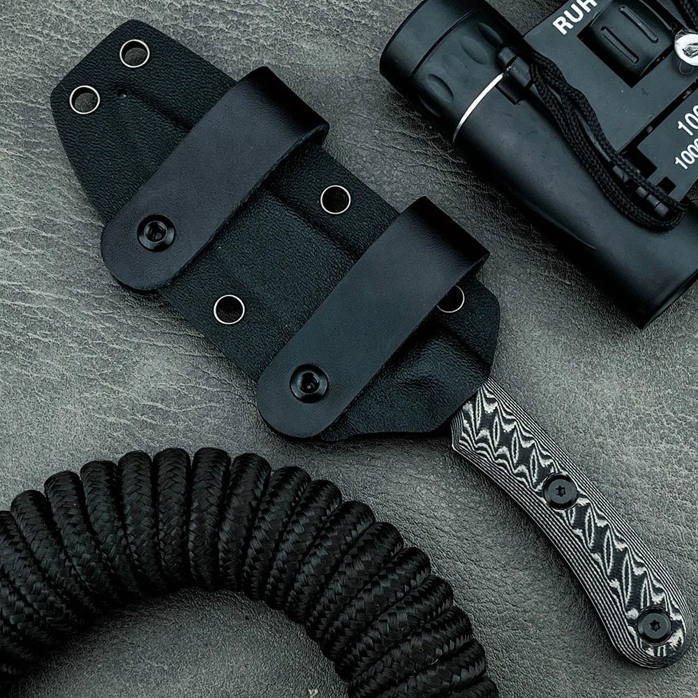 Multifunctional Outdoor Camping Hiking Rescue Straight Knives Jungle Adventure Tactics Self-defense Practical Hunting Knife tool
